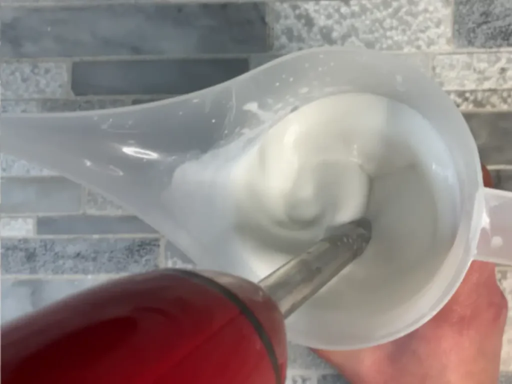 creating an immersion for making lotion
