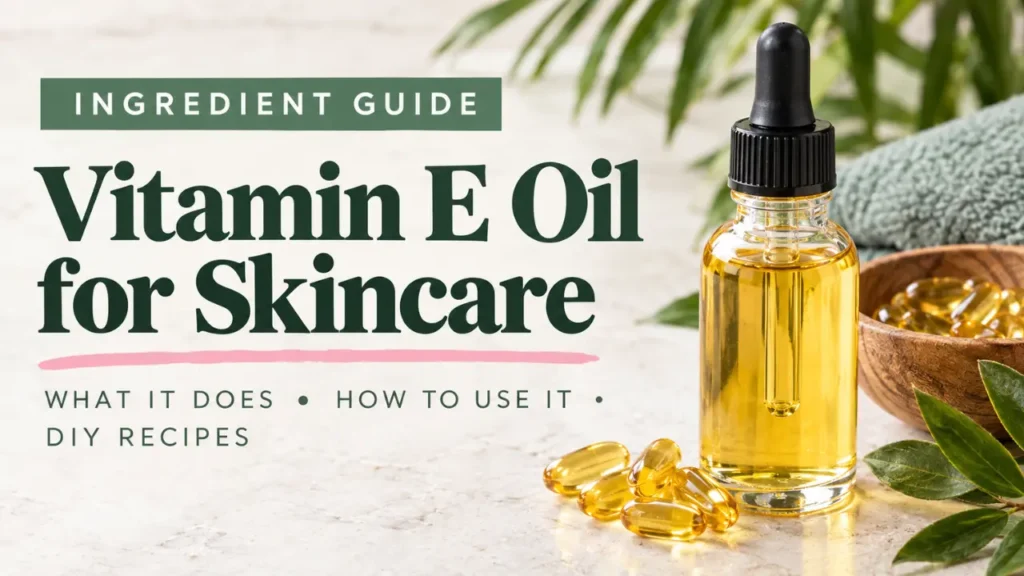 vitamin e oil what it does ad how to use it